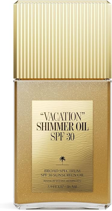 VACATION Shimmering Body Sunscreen Shimmer Oil SPF 30, Vegan, 2.9 Fl. Oz. | Amazon (US)