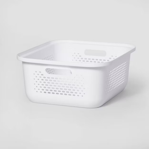 Short Sliding Storage Bin Matte Plastic - Brightroom™ | Target