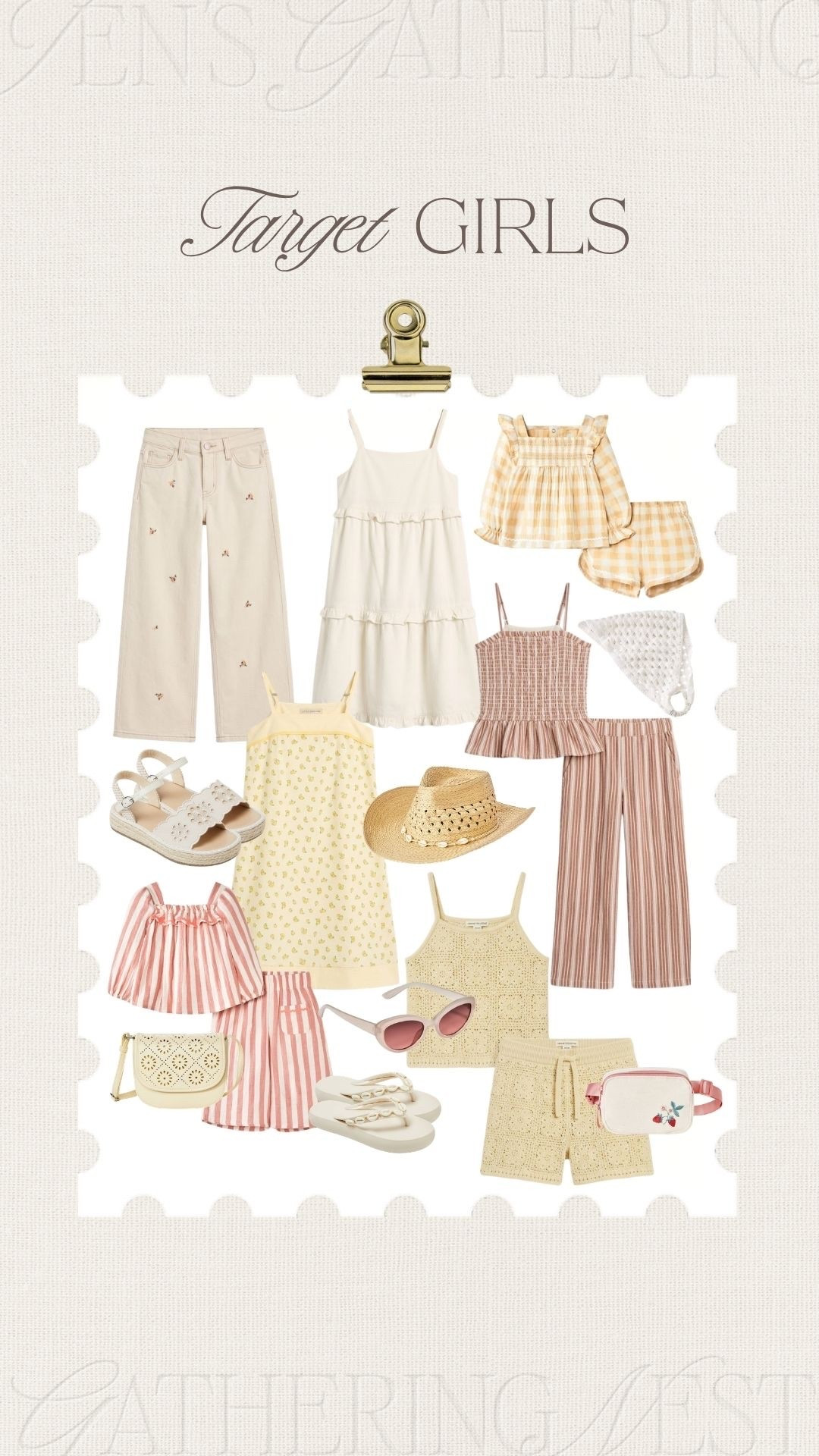 Target girls summer finds with the sweetest warm-weather pieces, from gingham sets and floral dresses to sandals, hats and easy vacation outfits. Perfect for play days, beach trips and everyday summer style. 🌼

#targetgirls #targetkids #targetfinds #girlsclothes #girlssummeroutfits #toddlerfashion #kidsfashion #summeroutfits #vacationoutfits #targetstyle

#LTKmomlife #LTKKids