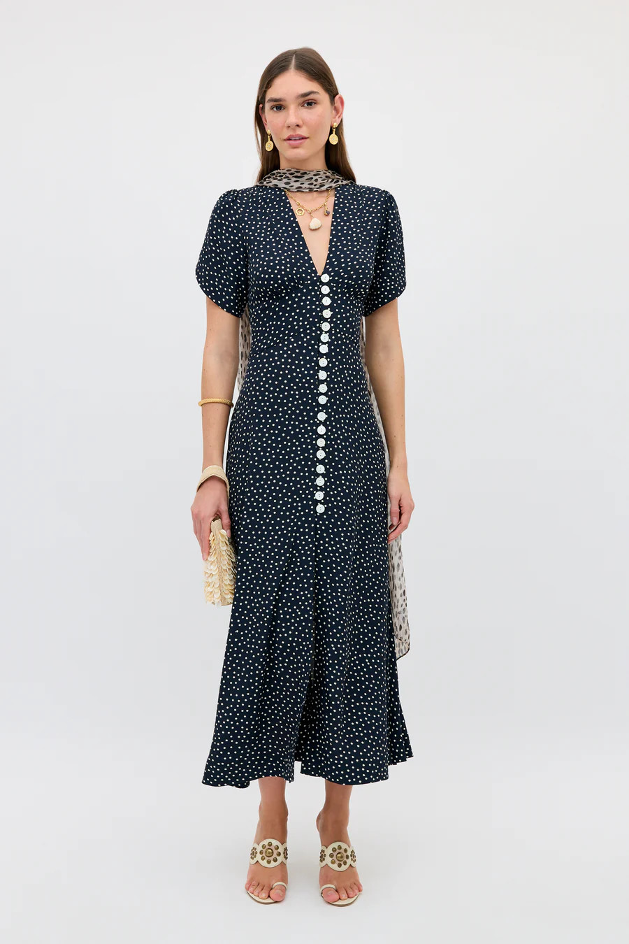 Novara - Painted Spot Midnight Navy | Rixo