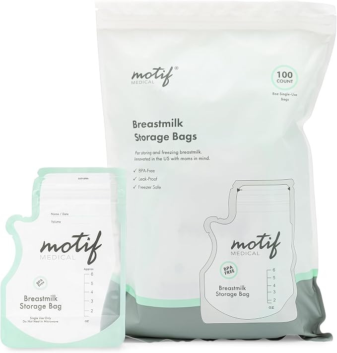 Motif Medical Breastmilk Storage Bags, 100 Count | Amazon (US)