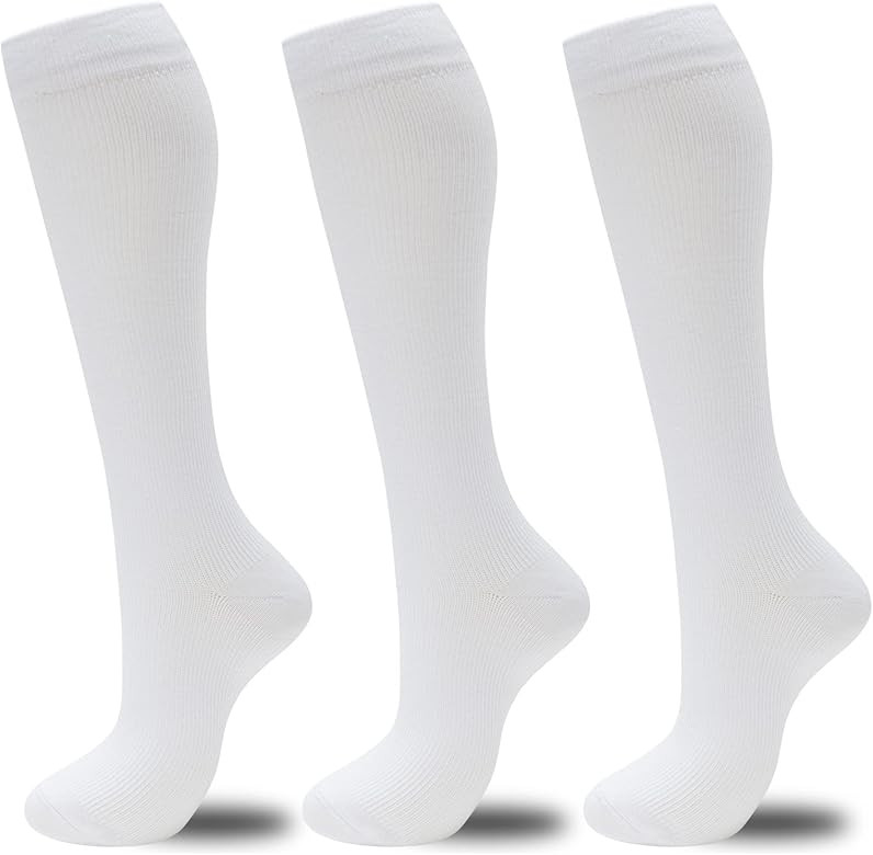 fenglaoda Compression Socks for Women Men 3 Pairs Graduated Compression Support Circulation Socks... | Amazon (US)