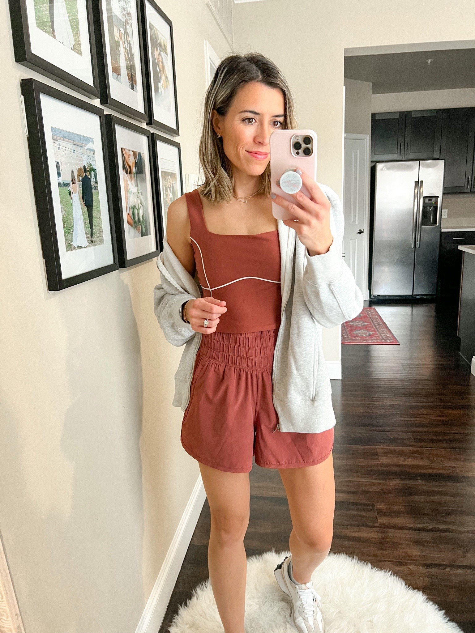 40% off & in stock! 
 medium tank 
Size small shorts (run big, should have done the XS) 

#LTKsalealert #LTKunder50 #LTKfit