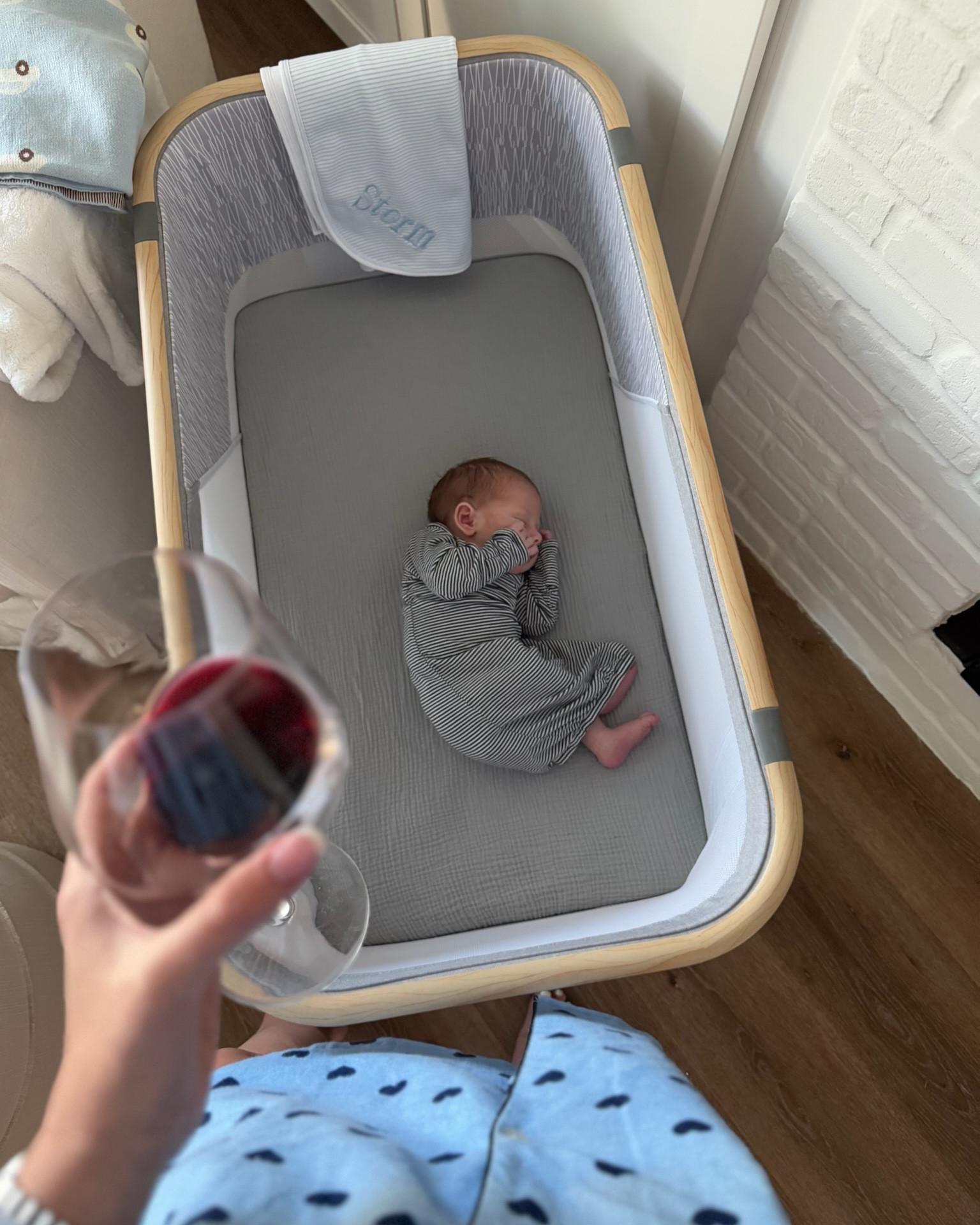 In an xl cotton sleep shirt and baby boy in a night gown sleeper

#LTKFindsUnder50 #LTKStyleTip #LTKBaby