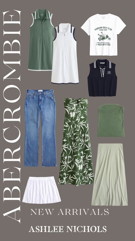Abercrombie new arrivals! I’m loving these new golf graphic tees and polos! They’re so cute and perfect for golf this summer!

Polos, Abercrombie, new arrivals, Abercrombie denim jeans, Abercrombie dress, golf dress, golf tee, womens styles, pleated skirt

#LTKfindsunder100 #LTKfindsunder50 #LTKSeasonal