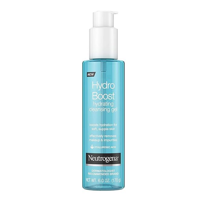 Neutrogena Hydro Boost Lightweight Hydrating Facial Cleansing Gel for Sensitive Skin, Gentle Face... | Amazon (US)
