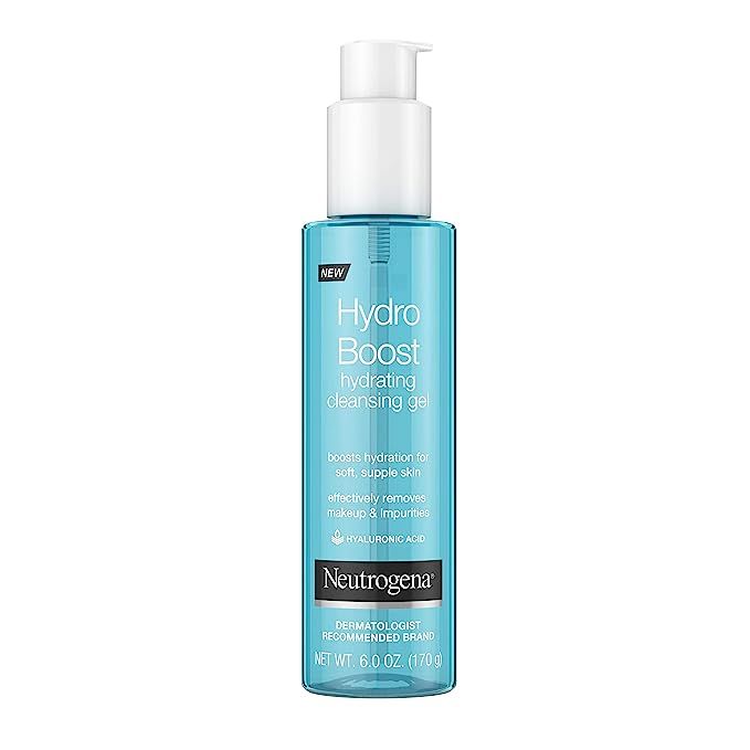 Neutrogena Hydro Boost Lightweight Hydrating Facial Cleansing Gel for Sensitive Skin, Gentle Face... | Amazon (US)