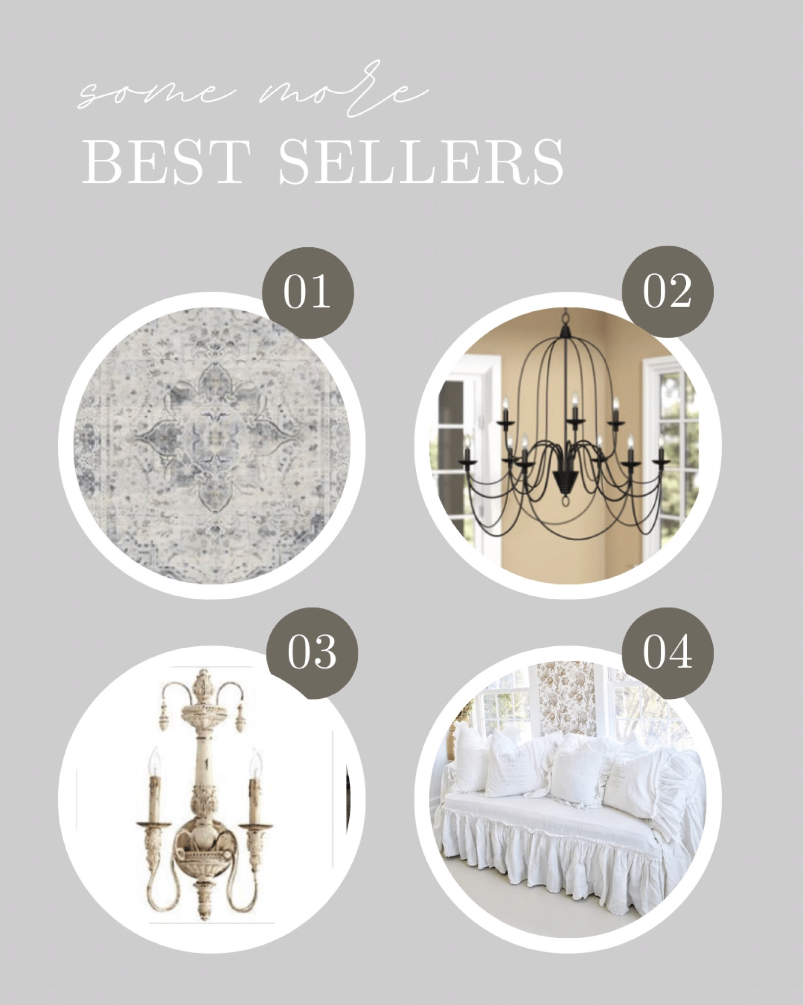 Sarrah Blue Quartz Rug: Vintage with a touch of chic. Our Sarrah Blue Quartz Rug features a floral medallion and decorated border in shades of slate and sapphire blue balanced with off-white. The whitewashing effect gives this rug a vintage feel. Water-resistant, stain-resistant, and machine-washable.

Resler 9 - Light Dimmable Empire Chandelier

#LTKwedding #LTKhome #LTKfamily