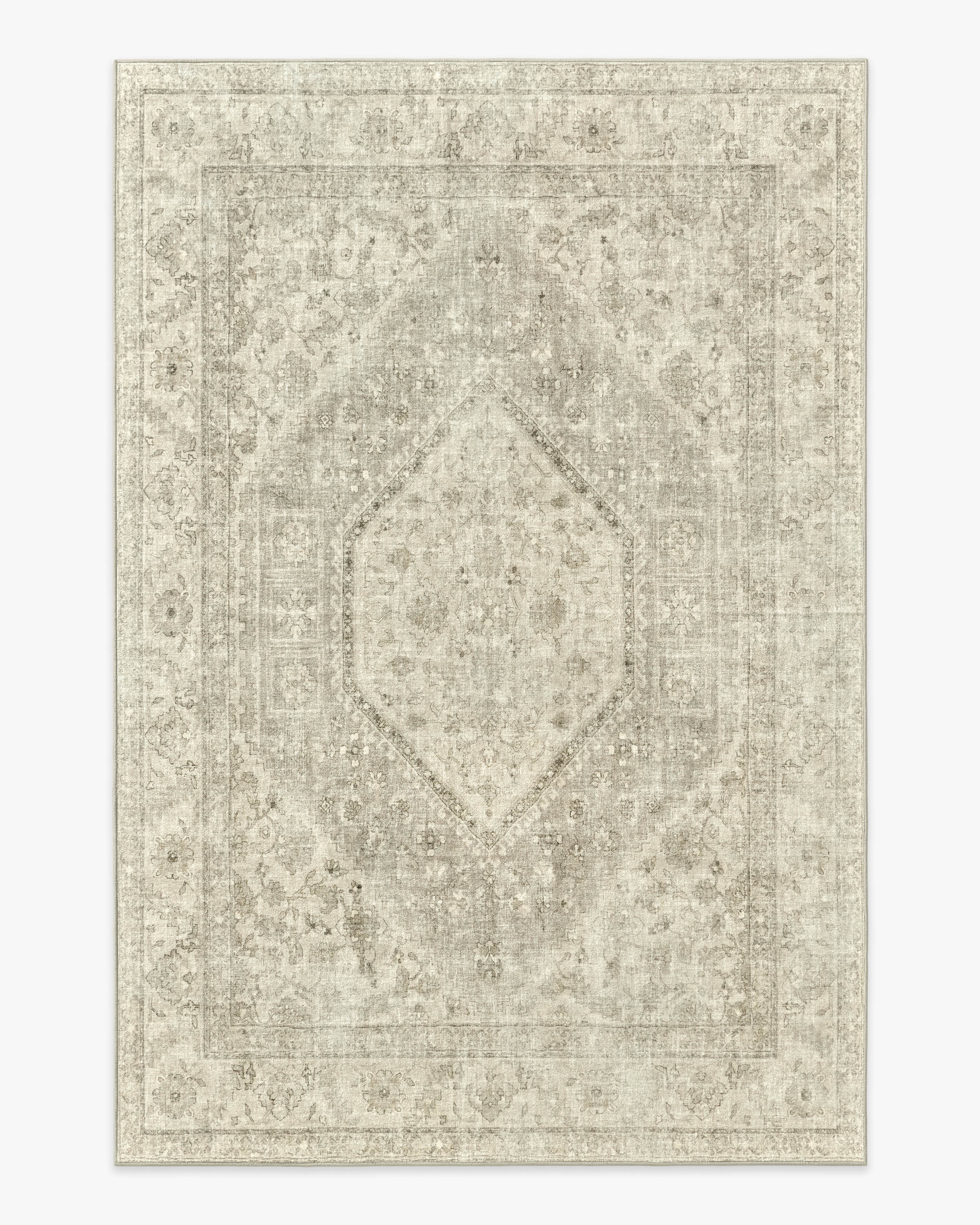 Soluna Ivory & Natural Rug | Ruggable CA | Ruggable