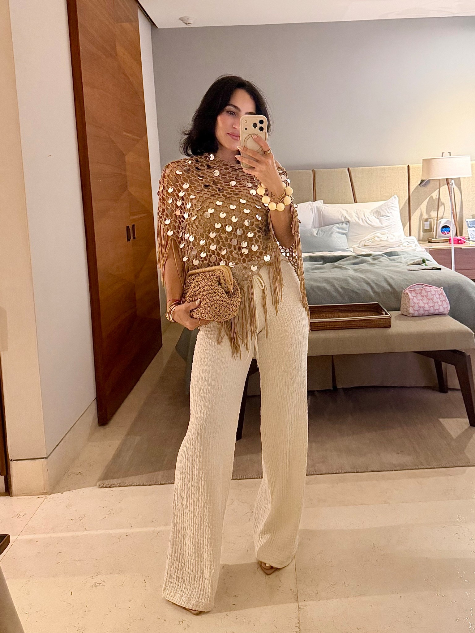 Night 1 dinner outfit. Poncho is from Ross but linked a similar! Pants size XS #vacationstyle 

Resort wear, spring break, beach vacation outfits, petite style 

#LTKootd #LTKgrwm #LTKPetite