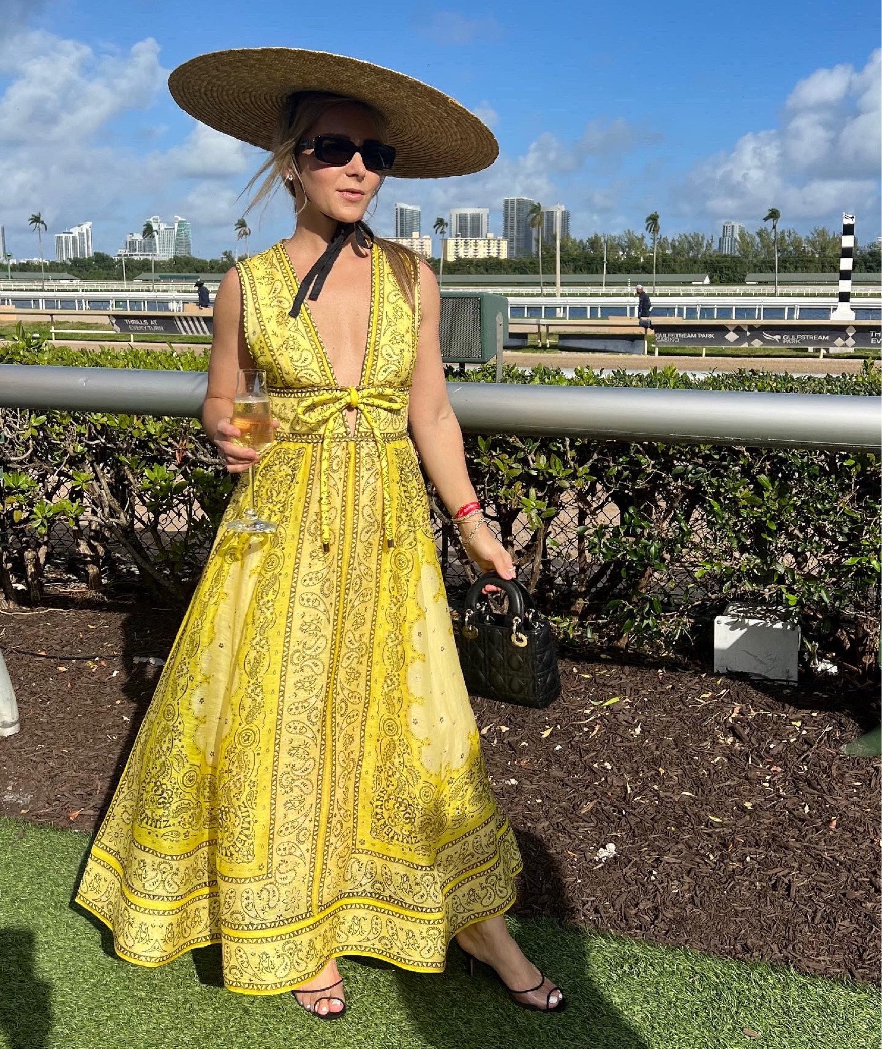 What to wear to a horse race or horse polo game/match! 

How chic is this yellow a line dress from Zimmermann. It fits true to size. It is hands down the most complimented dress I’ve ever worn. 

This ascot hat from jacquemus is from 2017 but I found it on a resale site and a similar on Etsy for a fraction of the cost. This rattan hat is just so chic.

Paired with manolo’s from last year but found them on sale and similar options. 

Bag is lady Dior. 

#LTKsalealert #LTKMostLoved #LTKstyletip