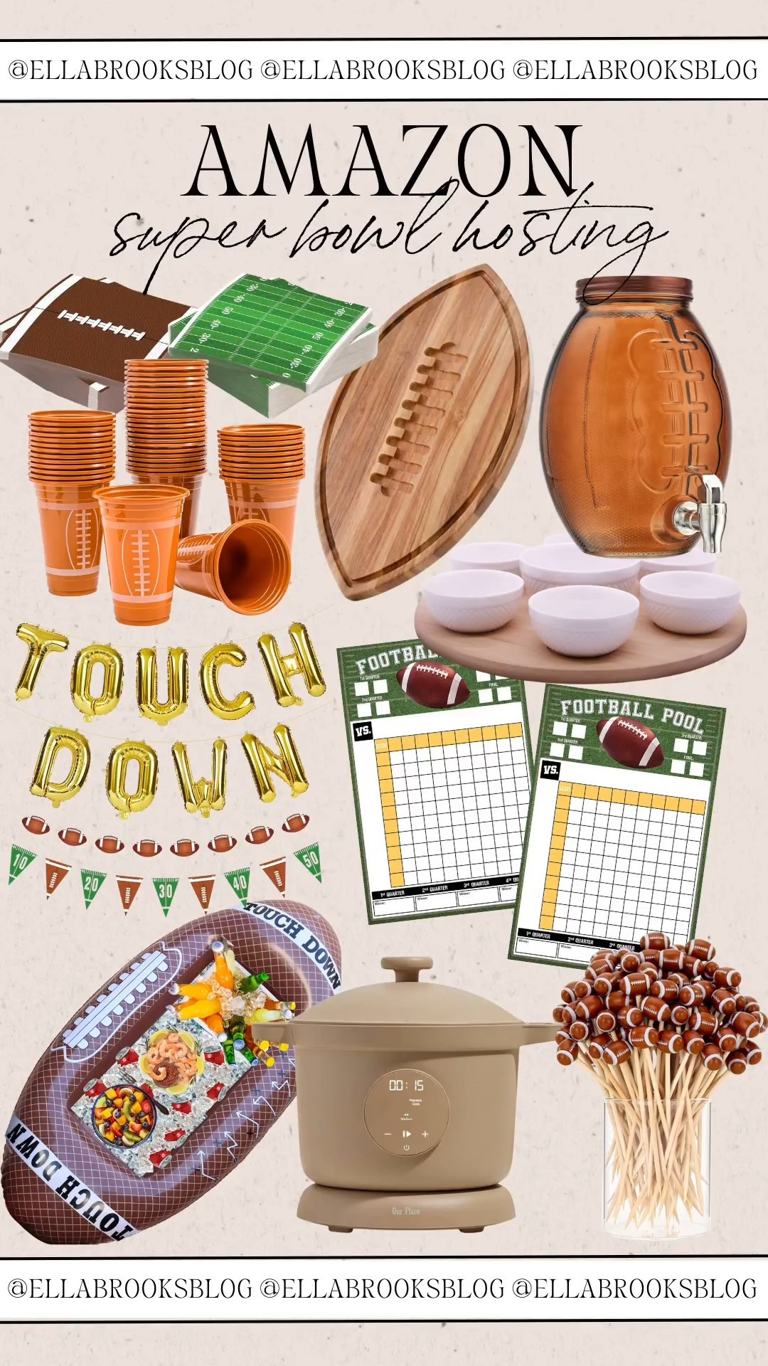 Amazon Super Bowl hosting essentials 🏈

Football party, party decor, Amazon hosting, Super Bowl decor

#LTKSeasonal #LTKfoodie #LTKHome