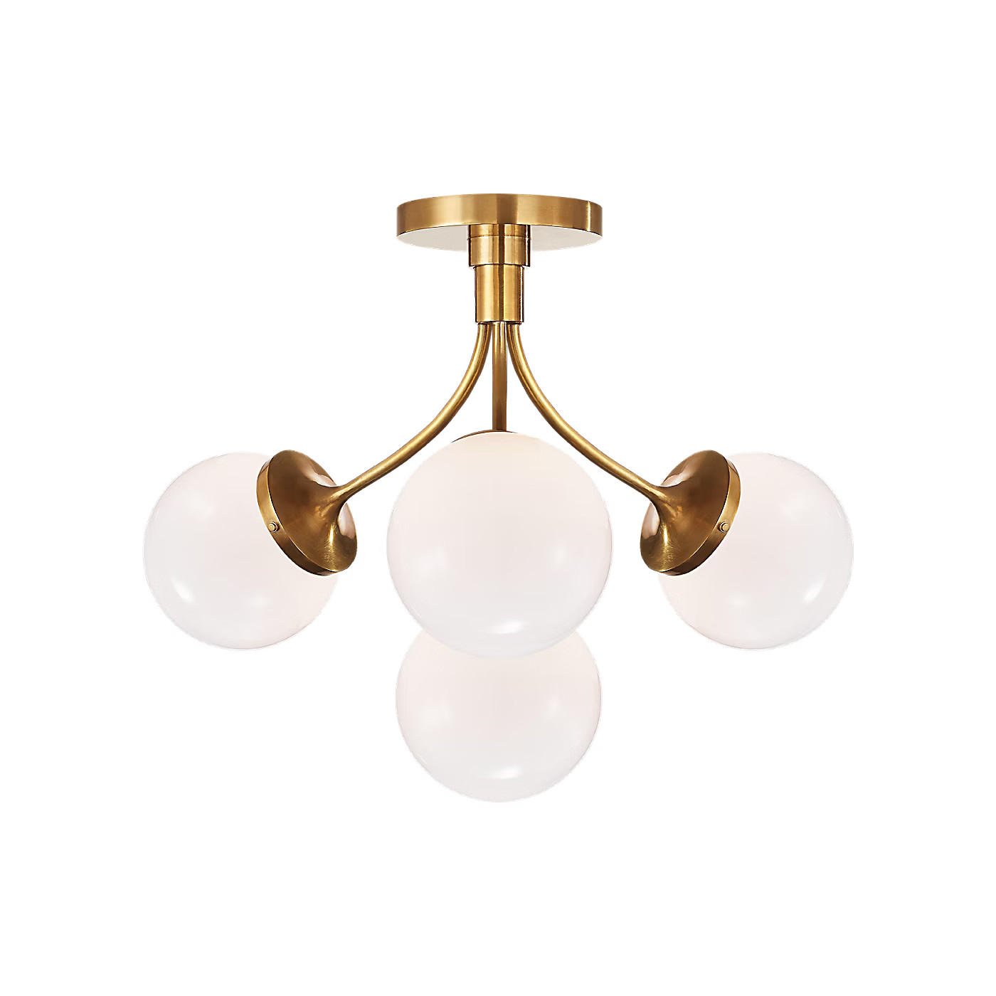 Prescott Medium Semi-Flush Mount | Visual Comfort