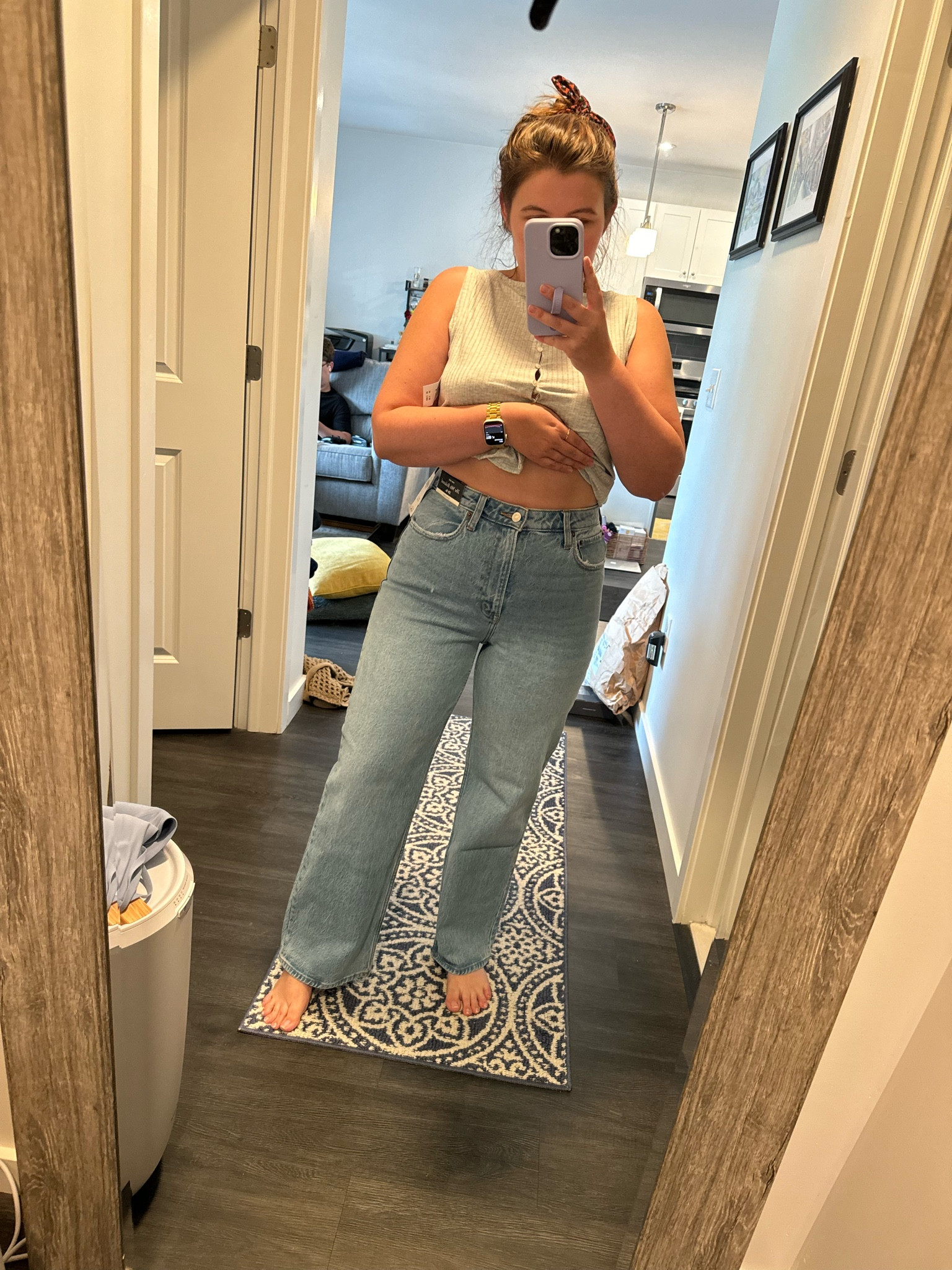 Obsessed with these jeans 

Wearing a 29 short - medium wash 

#LTKStyleTip #LTKBacktoSchool #LTKFindsUnder100