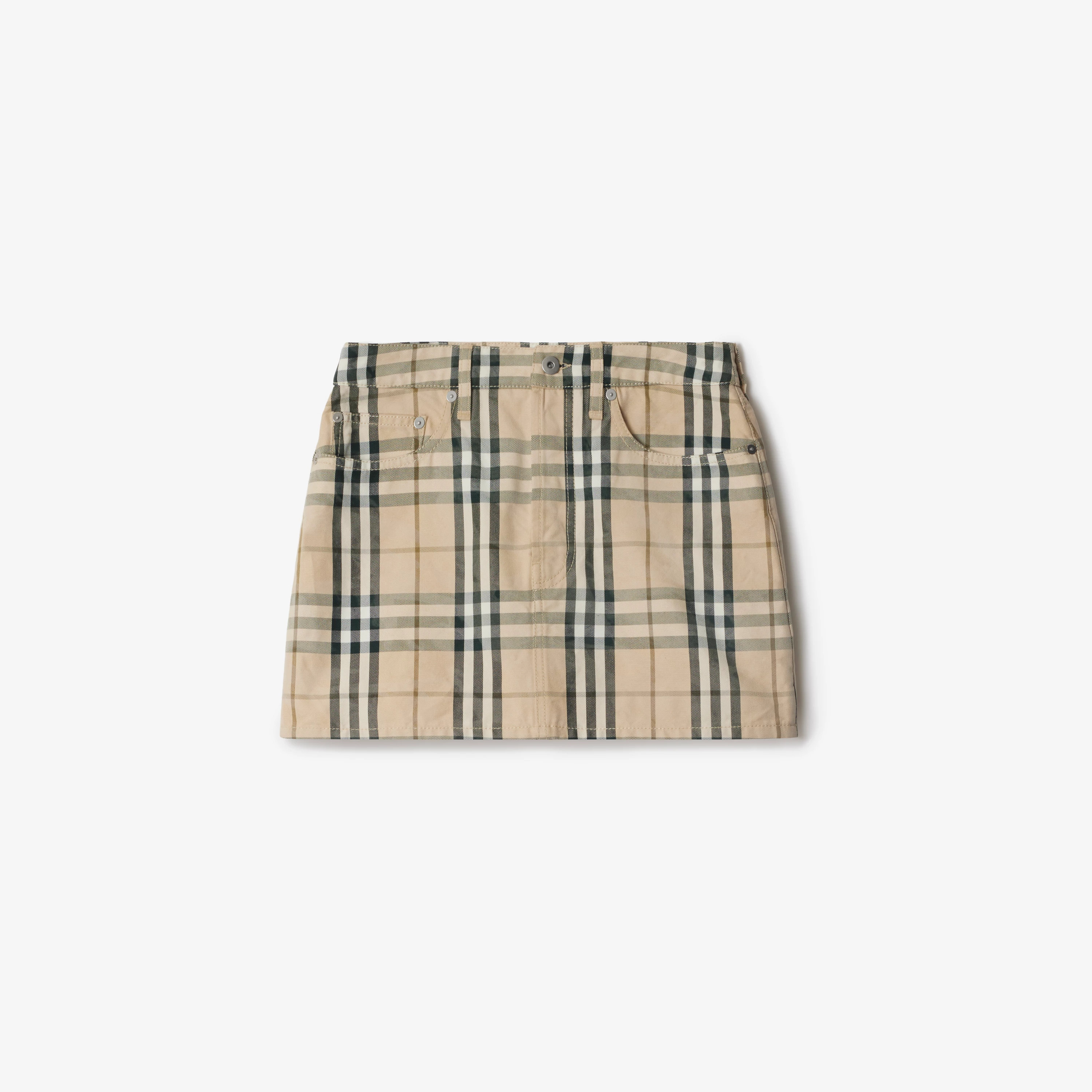 Check Denim Mini Skirt | Burberry (US)