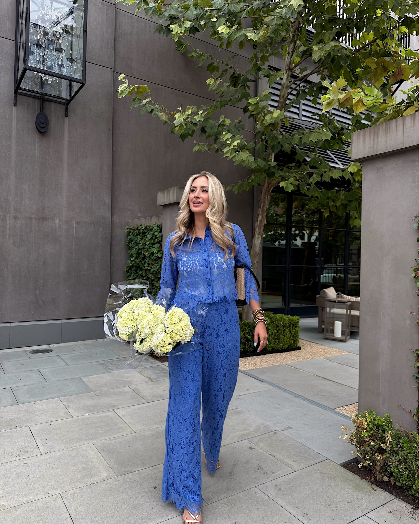 Wearing a size S
Blue lace set
Matching blue set
Royal blue lace pant set
Summer set 


#LTKStyleTip