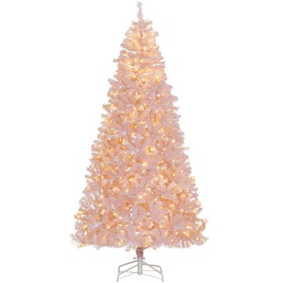 Tall Prelit Christmas Tree Douglas Fir Artificial Christmas Tree with Realistic Branches | Wayfair North America