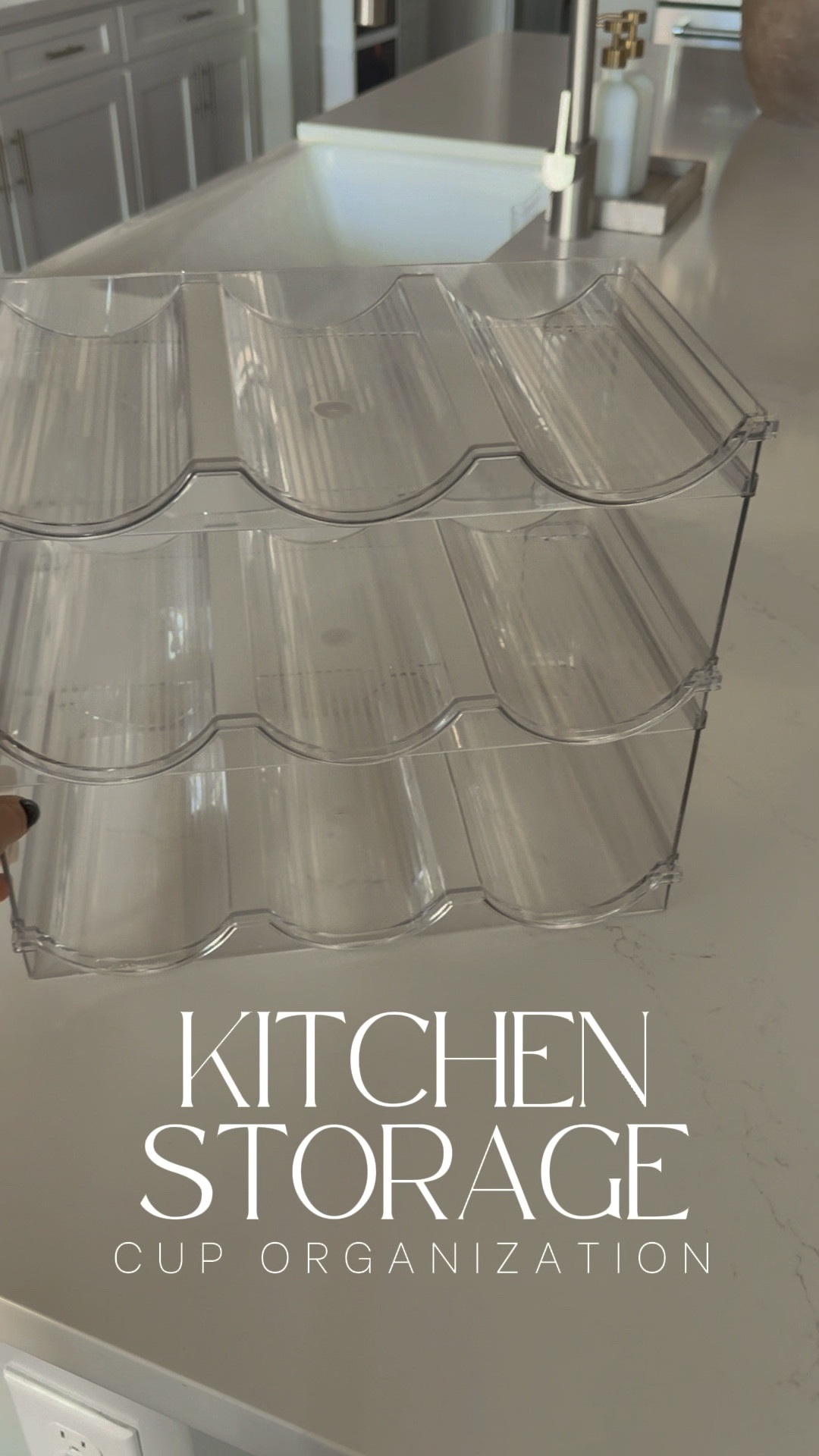 Kitchen organization and cup storage!! Finally holds those 40oz Stanley cups!! 
#cuporganization #kitchenorganization #kitchenfinds #amazonfinds

#LTKhome #LTKVideo #LTKsalealert