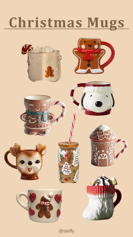 A round up of my favorite holiday mugs! 

#LTKSeasonal #LTKHoliday #LTKHolidaySale