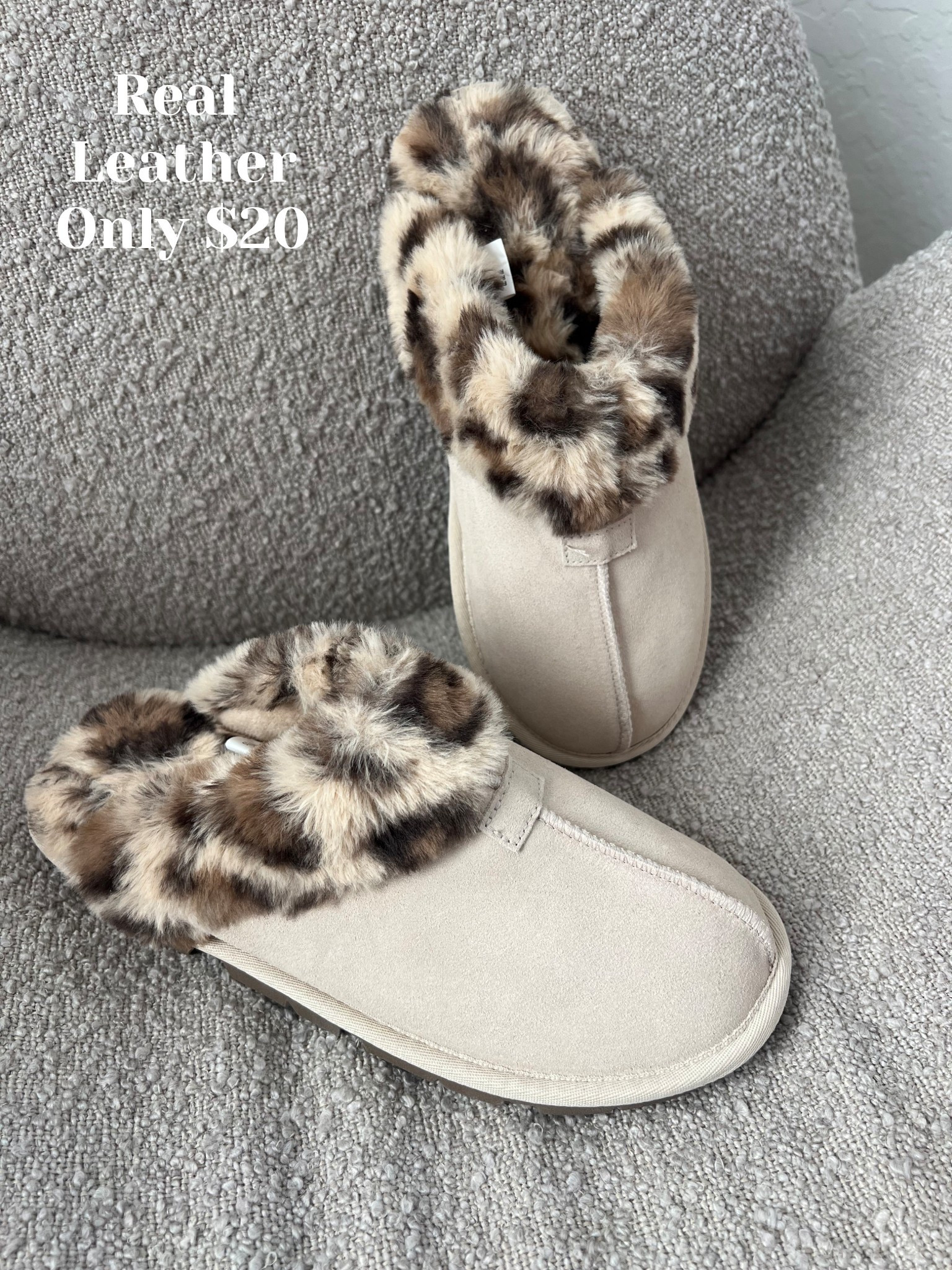 UGG Dupe for only $20! #uggdupe #holidaygiftidea #christmasgiftidea #slippers 