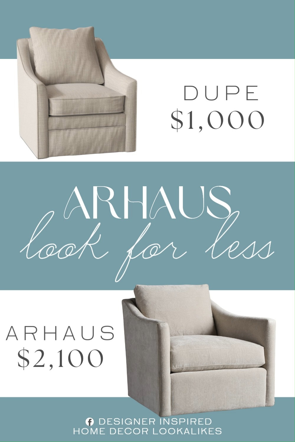 Inspired by Arhaus Swivel Chair. Upholstered Accent Chair.  Modern Swivel Armchair. Neutral Accent Chair. Mid Century Accent Chair. Contemporary Lounge Chair. Minimalist Accent Seating. Comfy Living Room Chair. Statement Chair Living Room. 

Home more affordable option find copy cat similar look for less budget friendly affordable cheap cheaper beautiful pretty. Clearance sale coupon code discount code promo code luxury lookalike look a like Inspo inspiration inspired by idea ideas Love like these? I share multiple every day in my FB group.
#arhausinspired #swivelchair #accentchair #loungechair #armchair #statementchair #modernfurniture #furniturefinds #livingroominspo 

 #LTKHome