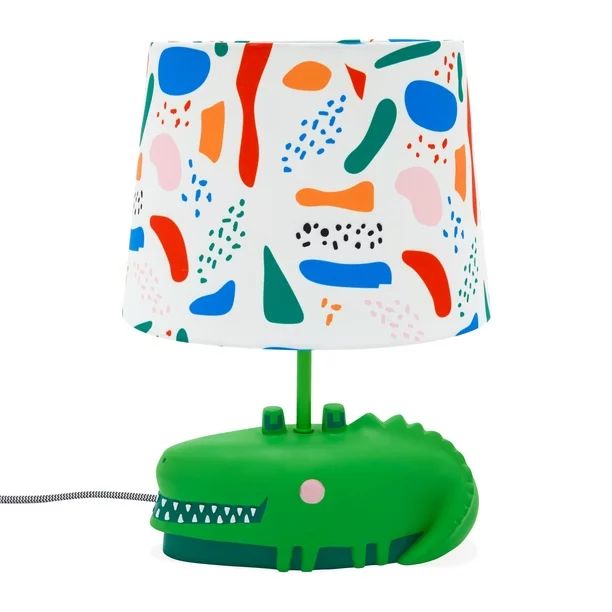 Abstract Shapes Shade with Alligator Lamp Base by Drew Barrymore Flower Kids | Walmart (US)
