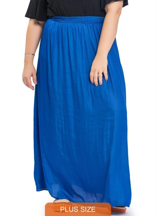Miss Masy Plus - Saia Feminina Plus Size Melissa Azul | Posthaus (BR)