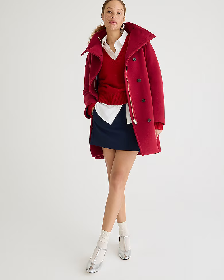 Villa coat in Italian stadium-cloth | J. Crew US