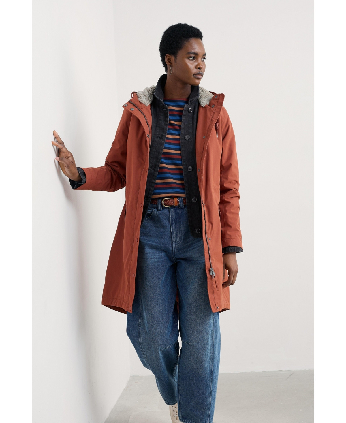 Seasalt Cornwall Plant Hunter Raincoat - Hazel | Macy's