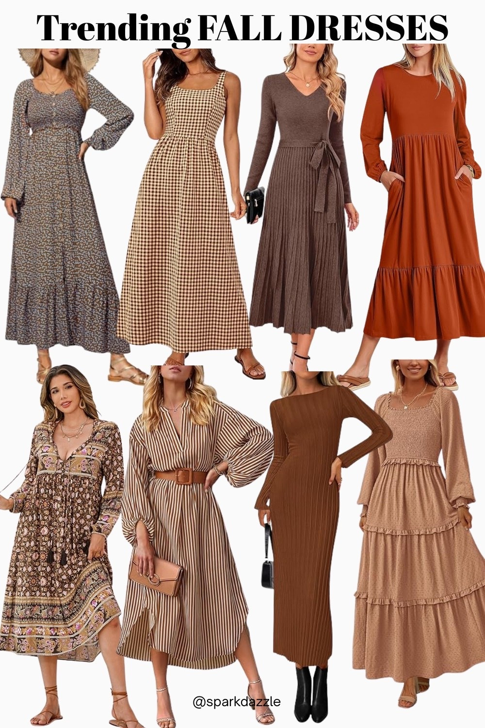 🍂 Trending Fall Dresses 2025 🍂
Stay chic and cozy this season with these must-have fall dresses! From long sleeve knits and earthy neutrals to boho prints and flattering maxis, these outfits are perfect for pumpkin patches, fall brunches, and cozy nights out. Each dress pairs beautifully with boots, sneakers, or a light jacket for the ultimate autumn look.

✨ Shop these Amazon finds and update your wardrobe with timeless fall fashion essentials!

#FallOutfits #AmazonFashion #FallStyle #FallDresses #OOTD #AutumnOutfitIdeas #FallWardrobe #AmazonFinds