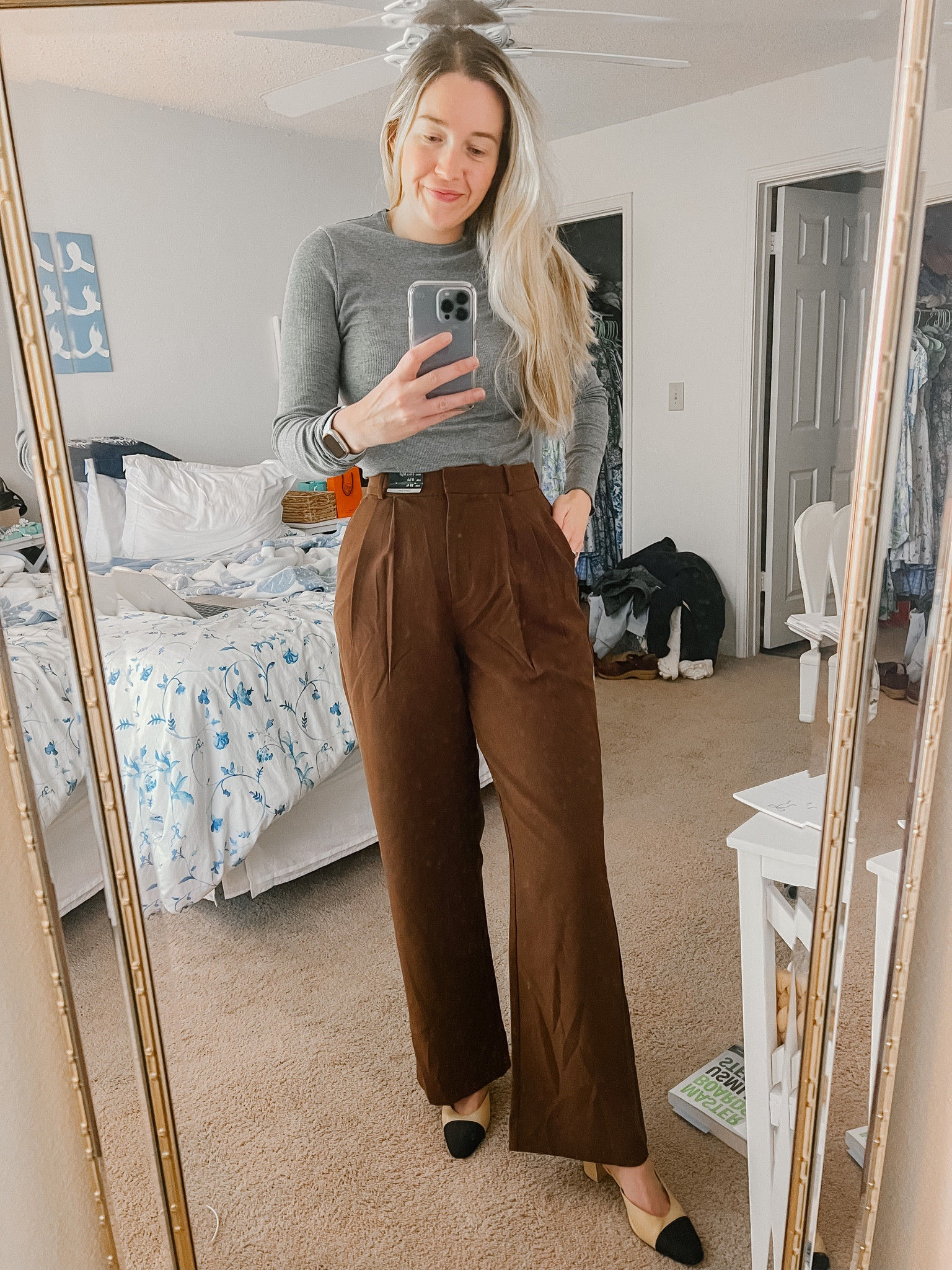 Curve Love A&F Sloane Tailored Pant curated on LTK