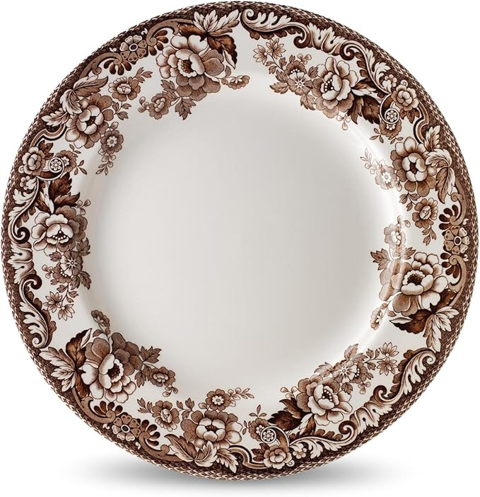 Spode Delamere Dinner Plate - Fine Earthenware, 10.5 Inch Round Plate for Holiday Dining, Seasona... | Amazon (US)