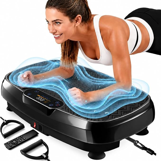 Vibration Plate Exercise Machine, 3D Whole Body Vibration Platform for Lymphatic Drainage and Mus... | Amazon (US)