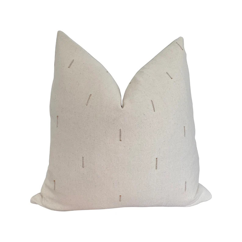 Light Cream Stripe Throw Pillow Cover Square or Lumbar Pillow - Etsy | Etsy (US)