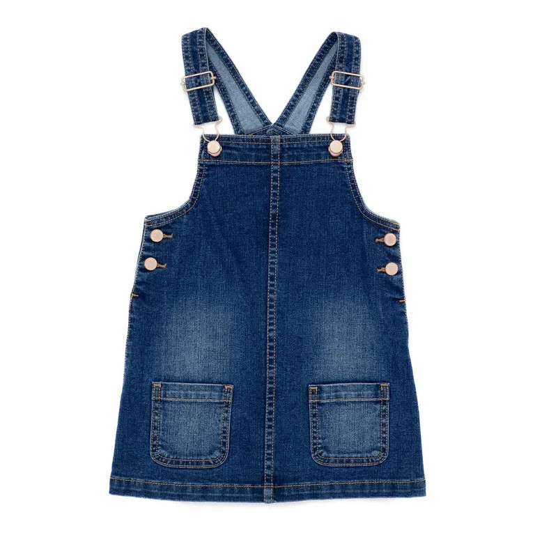 Jordache Baby Girls & Toddler Girls Denim Jumper Dress (12M-5T) | Walmart (US)
