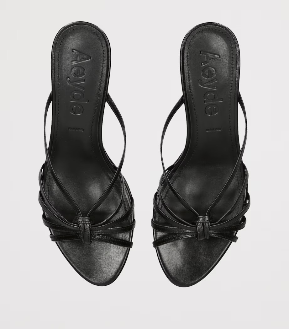 Leather Abby Heeled Sandals 55 | Harrods