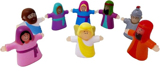 Story of The First Easter Children's Finger Puppet Set for Bible Study or Sunday School | Amazon (US)
