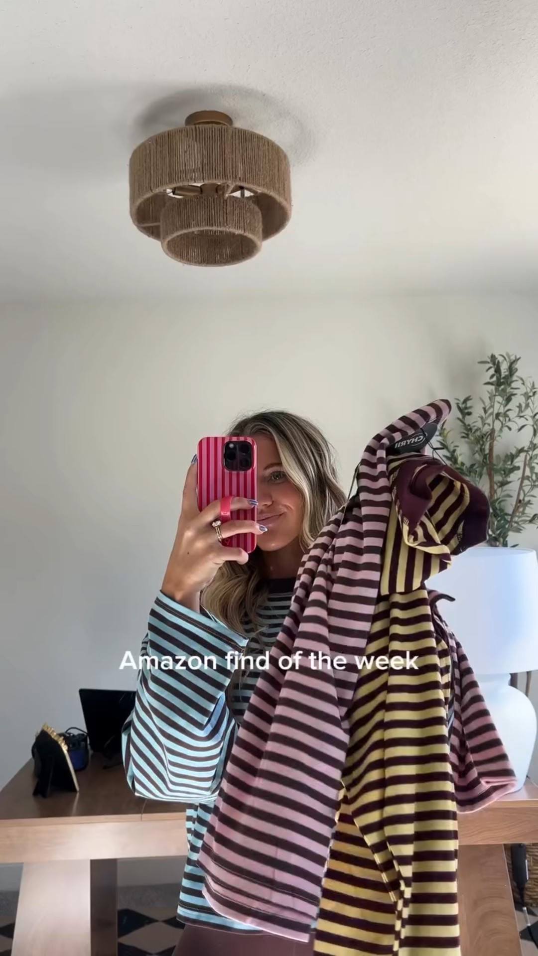 my wardrobe right now: stripes !!!! comment “LINK” & i’ll send you the link to shop!