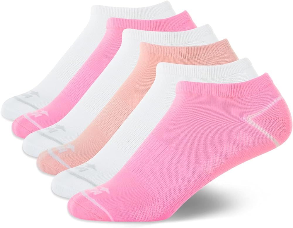Avia Women's Pro Tech Microfiber Mesh Vent Cushioned Low Cut Socks (6 Pack) | Amazon (US)