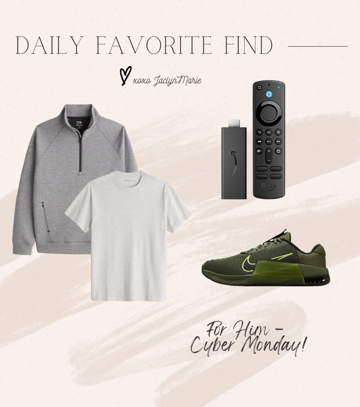 Gift ideas for him ; cyber Monday sale for him ; mens Nike sneakers ; men’s Metcon sneakers ; men Abercrombie on sale 

#LTKmens #LTKGiftGuide #LTKCyberWeek