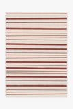 Hudson Stripe Red Rug | Ruggable