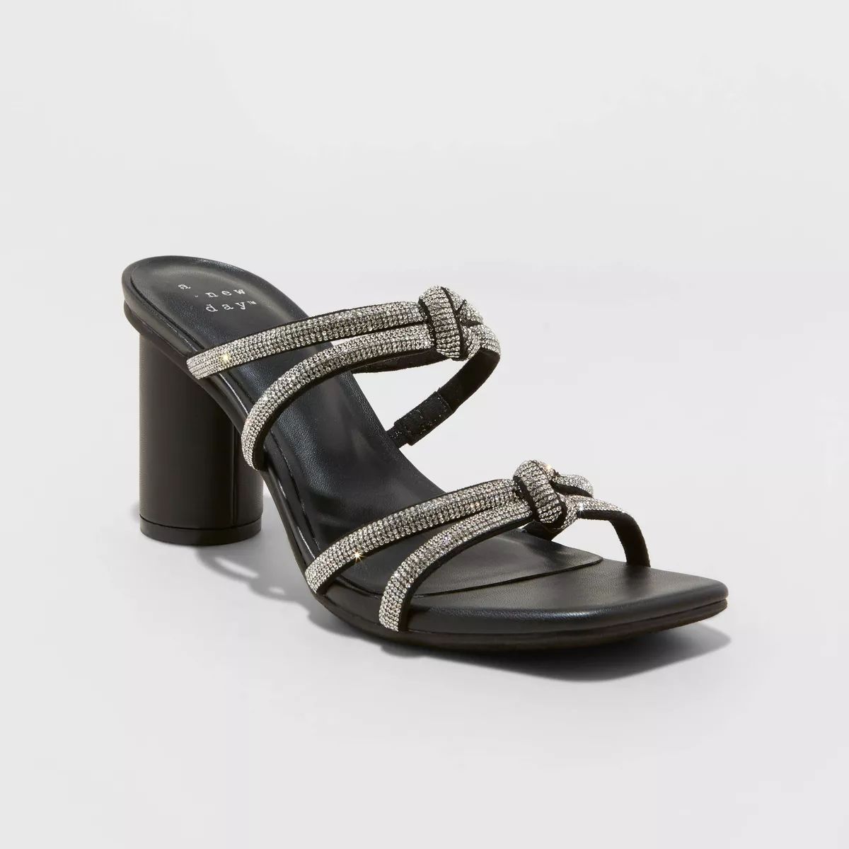 Women's Romy Rhinestone Heels - A New Day™ Silver | Target