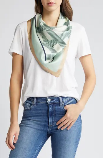 Print Silk Square Scarf | Nordstrom