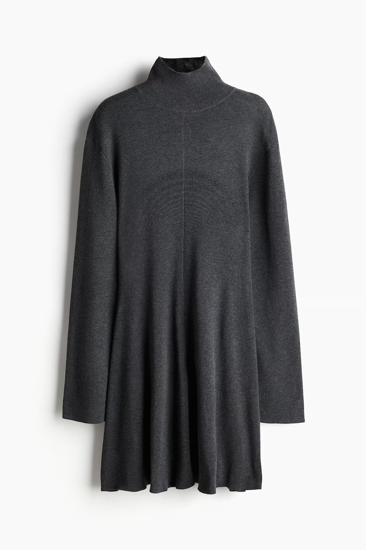 Fine-Knit Mock Turtleneck Dress | H&M (US + CA)