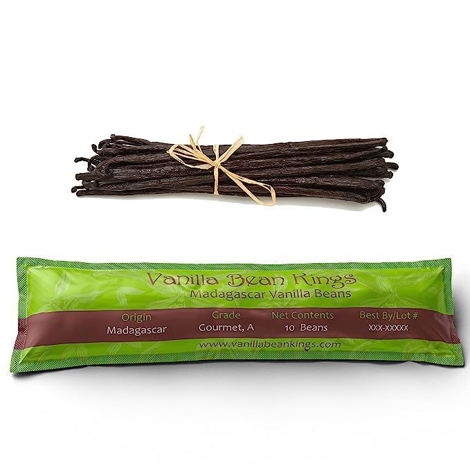 Amazon.com : 10 Madagascar Vanilla Beans Whole Grade A Vanilla Pods for Vanilla Extract and Bakin... | Amazon (US)