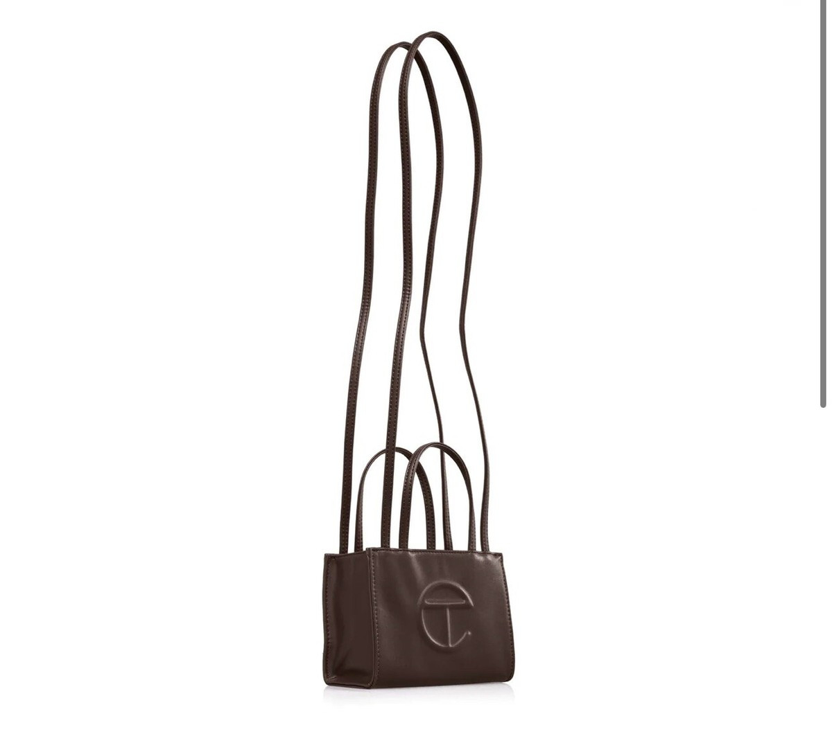 Telfar Small Shopping Bag Chocolate Brown Brand New with Tags | eBay US