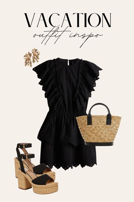 Vacation Outfit Idea
black dress, summer dress, resort wear, tote bag, summer shoes, wedges, lbd

#LTKStyleTip