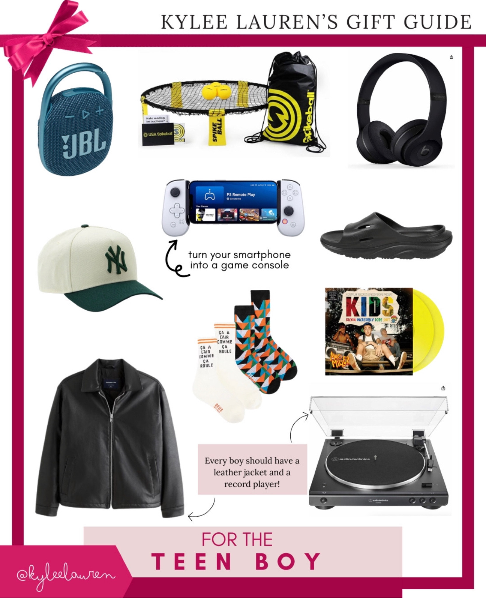 Today, we're diving into a gift guide that's all about the teen boys in your life. I tried to curate some items that are good for middle school, high school, and possibly even college! Whether it's your brother, your best bud, or a family member, I hope I found some items that make shopping for arguably the most intimidating demographic, a bit easier!

#LTKHoliday #LTKmens #LTKGiftGuide