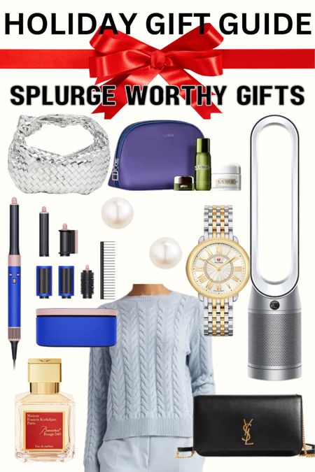 Splurge worthy gift guide 

The Dyson air-wrap complete is amazing! I received as a Christmas gift a few years ago and use all the time!  

Baccarat rouge 540 is my current fave perfume - smells so unique and sexy- it’s a splurge but will last you a while. 

La mer skincare is so luxurious - the face cream is one of my faves! 

Splurge worthy gifts


#LTKbeauty #LTKGiftGuide #LTKHoliday