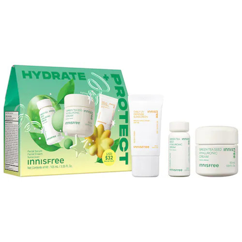 Hydrate + Protect Holiday Set with Hyaluronic Acid - innisfree | Sephora | Sephora (US)